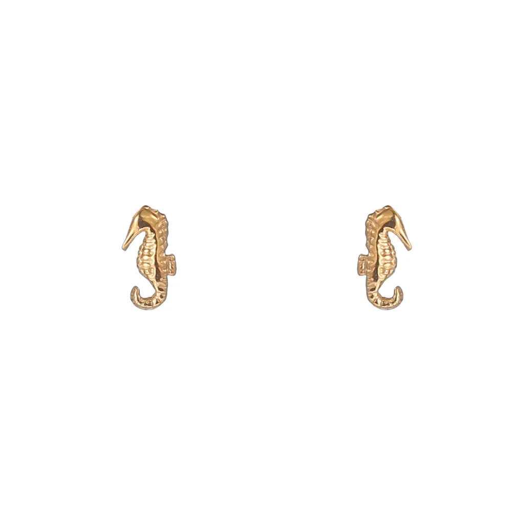 Oorbellen Seahorse stud Go Dutch Label