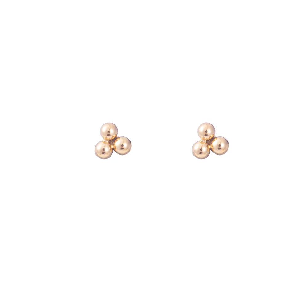 Oorbellen Small Dots goud Go Dutch Label