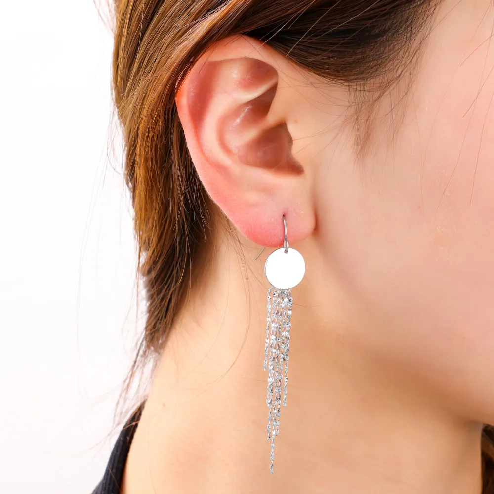 Oorbellen Sunshine Dangle zilver Go Dutch Label
