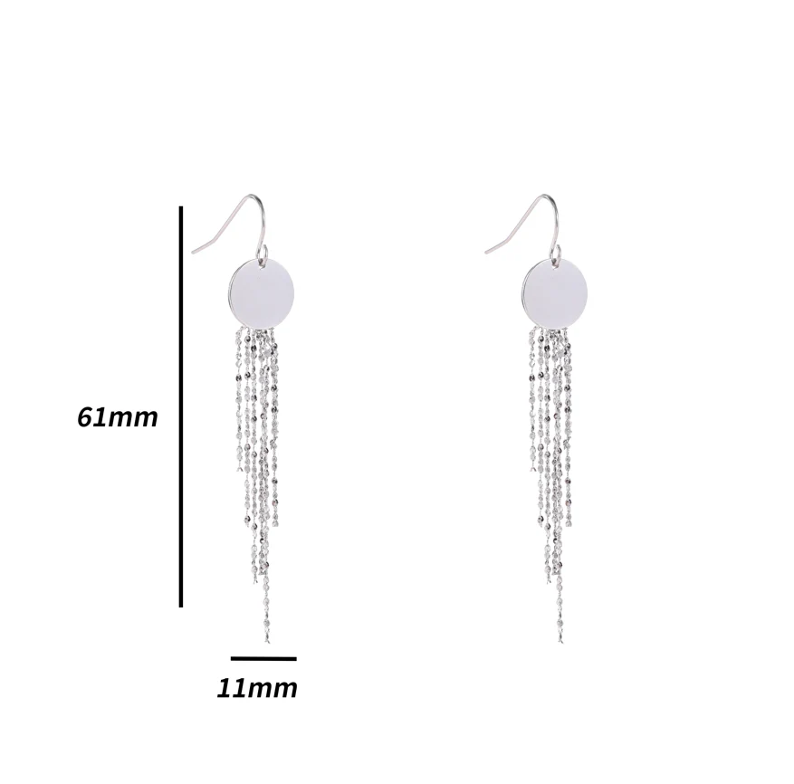 Oorbellen Sunshine Dangle zilver Go Dutch Label