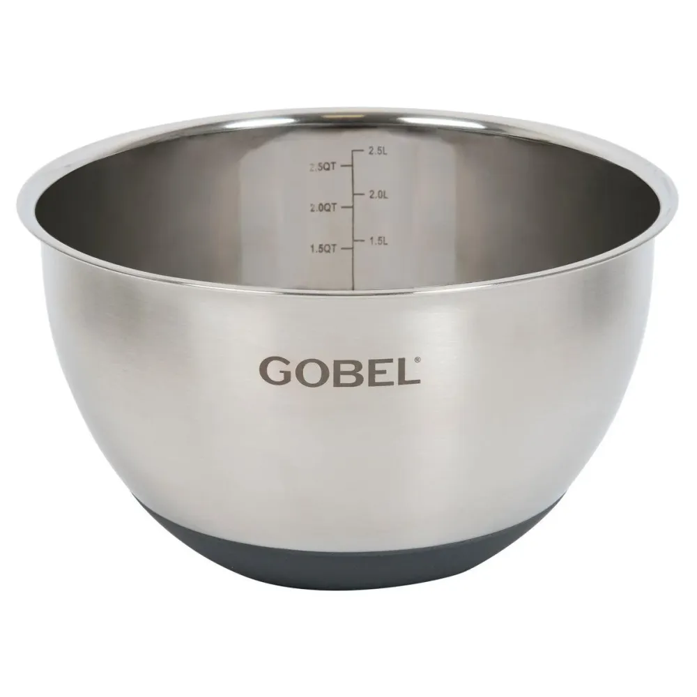 GOBEL Mengkom Ø20cm inox - antislip voet