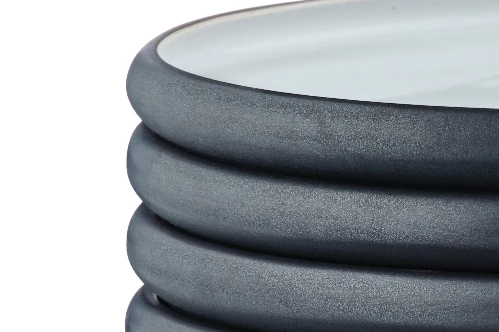 GOURMET bord Ø28cm - 4 stuks - Onyx