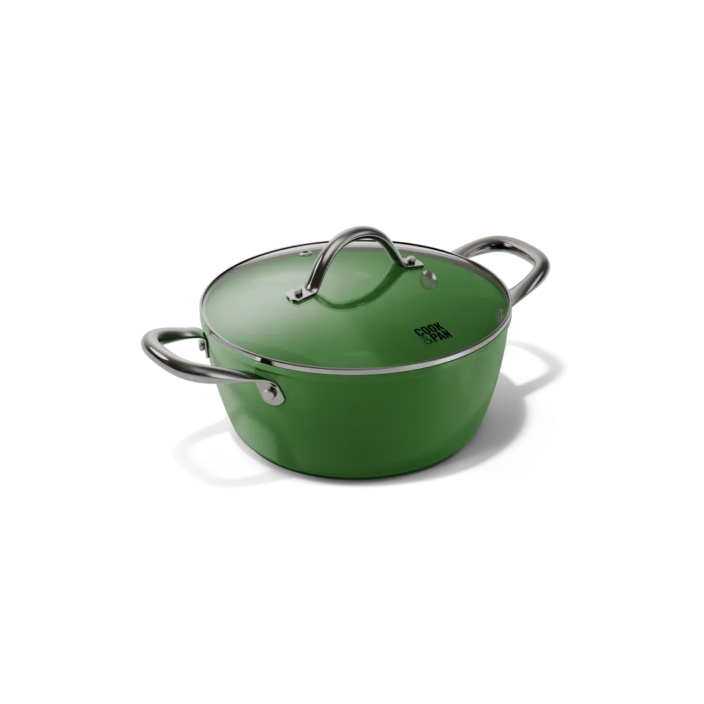 Go Green Kookpan met deksel 24 cm