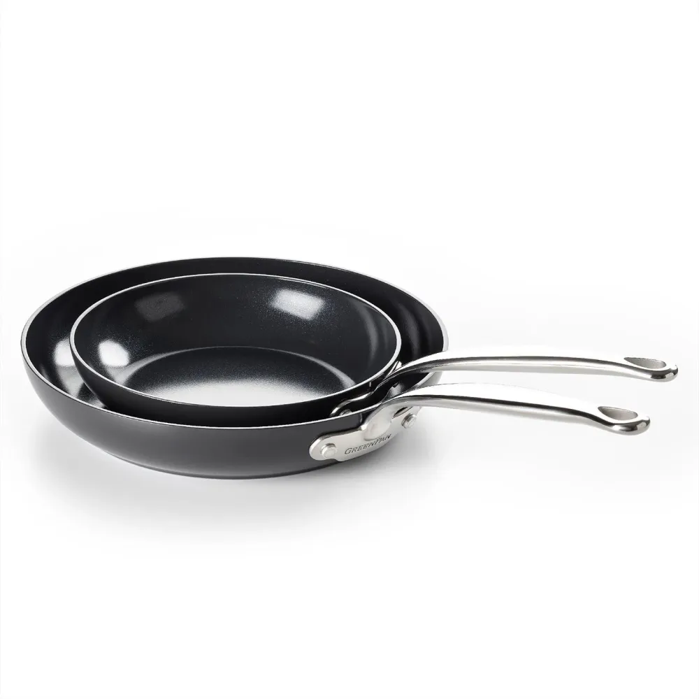 GreenPan Barcelona Infinity Pro Koekenpannenset - Ø20 & Ø28 cm - Keramisch - Inductie