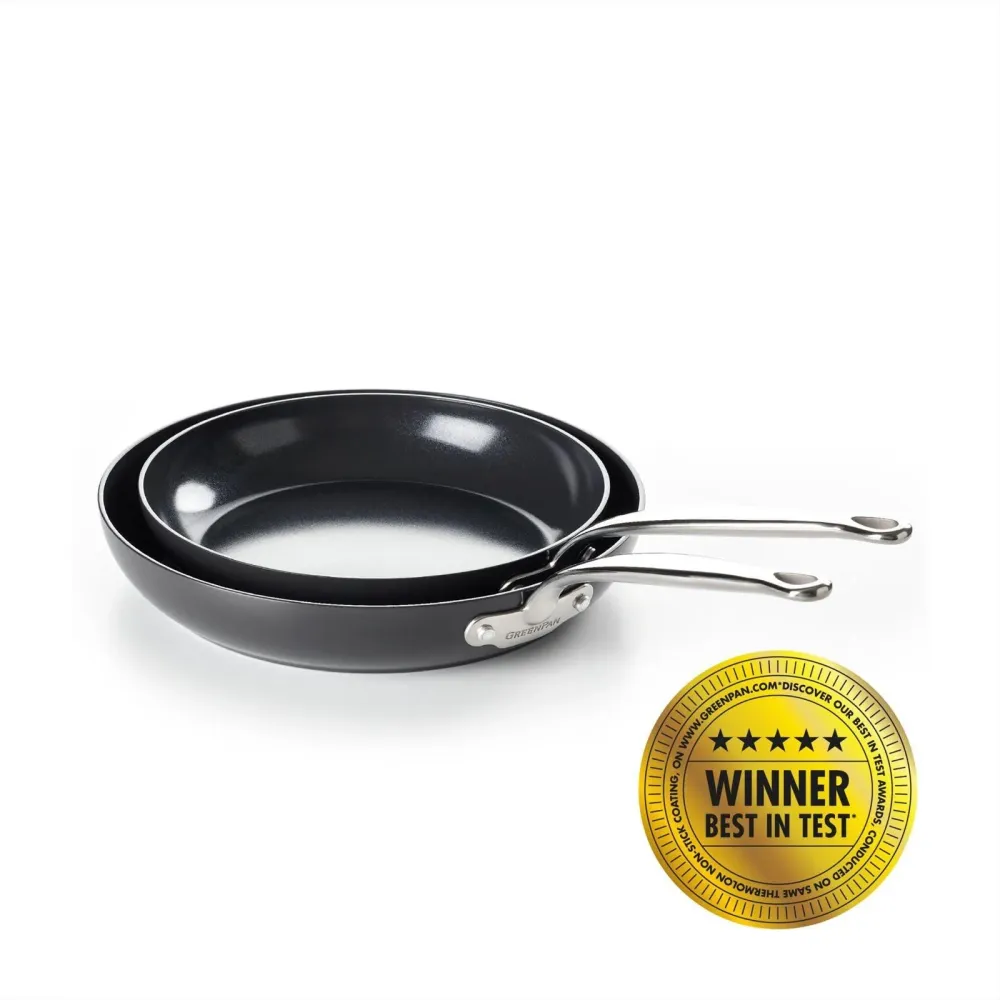 GreenPan Barcelona Infinity Pro Koekenpannenset - Ø20 & Ø28 cm - Keramisch - Inductie