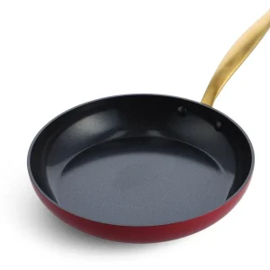 Greenpan Barcelona koekenpan met keramische antikleeflaag Rood/Goud - 22.5cm