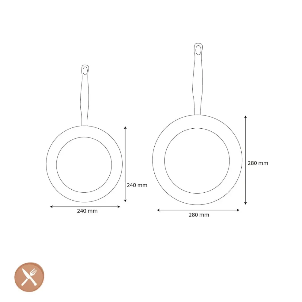 GreenPan - Barcelona Pro 2-delige Koekenpannenset 24/28 cm