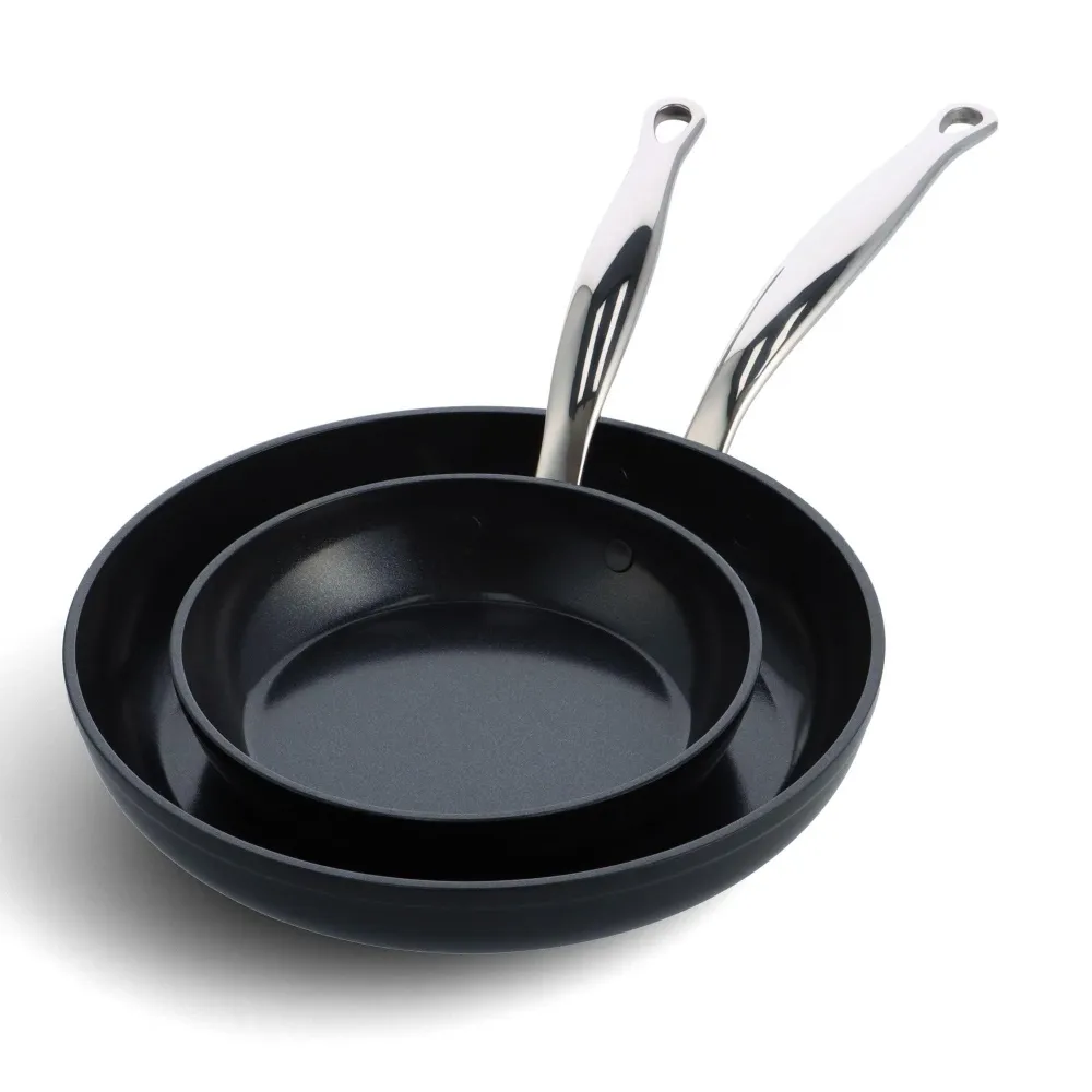 GreenPan Barcelona Pro 2-delige Pannenset met keramische antikleeflaag 20/28 cm