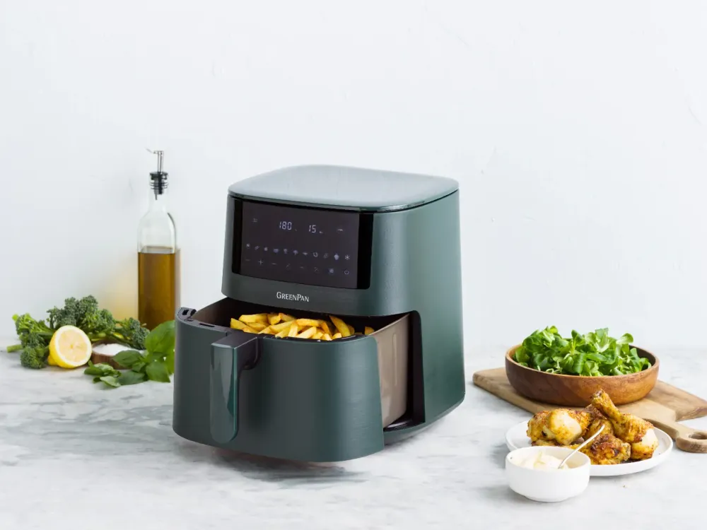 GreenPan Bistro XXL Airfryer 7,2L - PFAS-vrij Pine Green