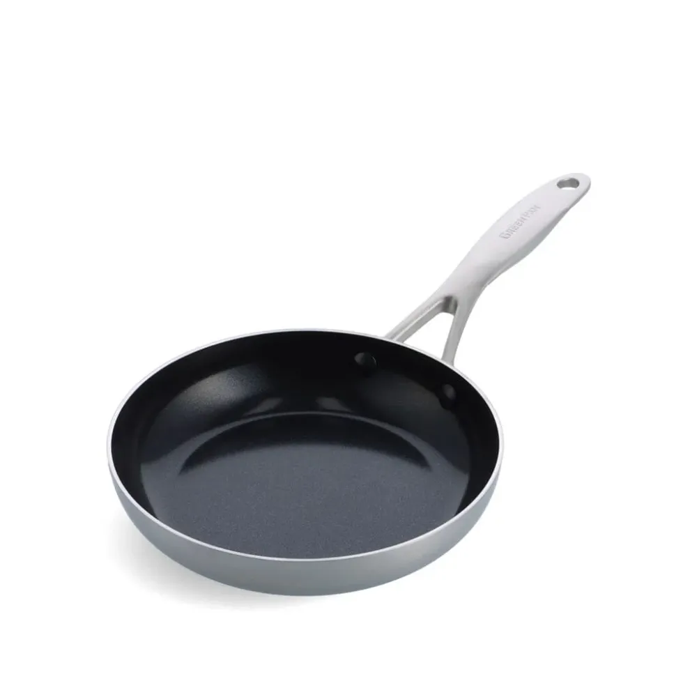 GreenPan - Geneva XL 6-delige Pannenset 18/24/24/28/28 cm - 2 koekenpannen + stoofpan met deksel + wokpan + braadpan