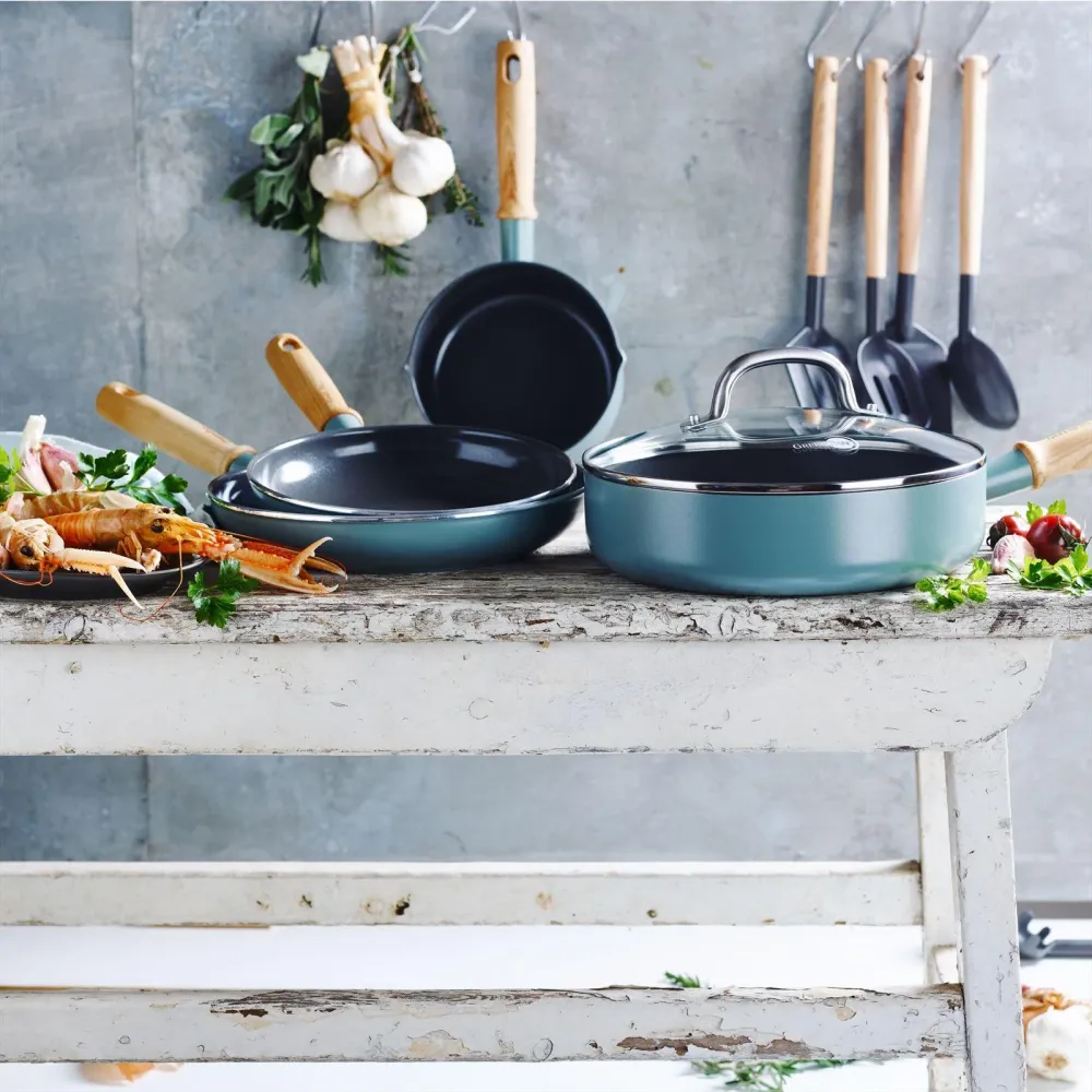 Greenpan Mayflower set antikleef pannenset - 9-delig