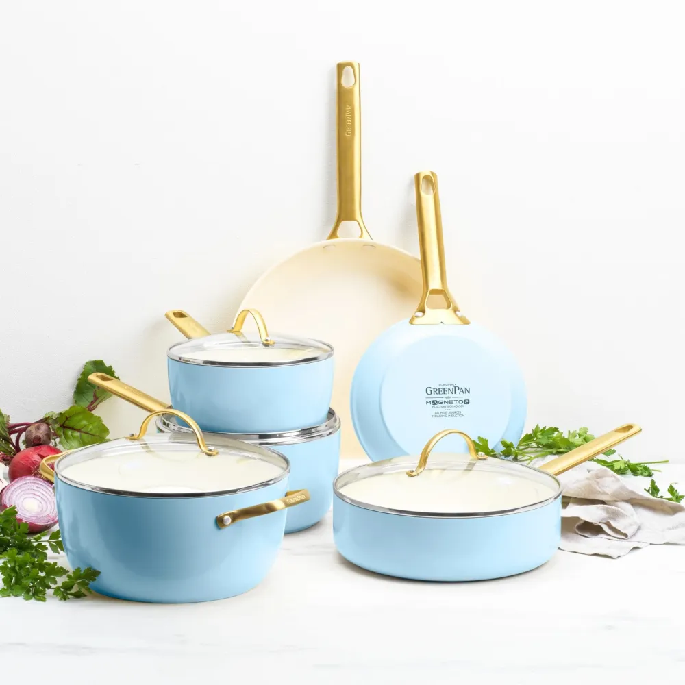 GreenPan - Padova Light Blue 10-delige Pannenset