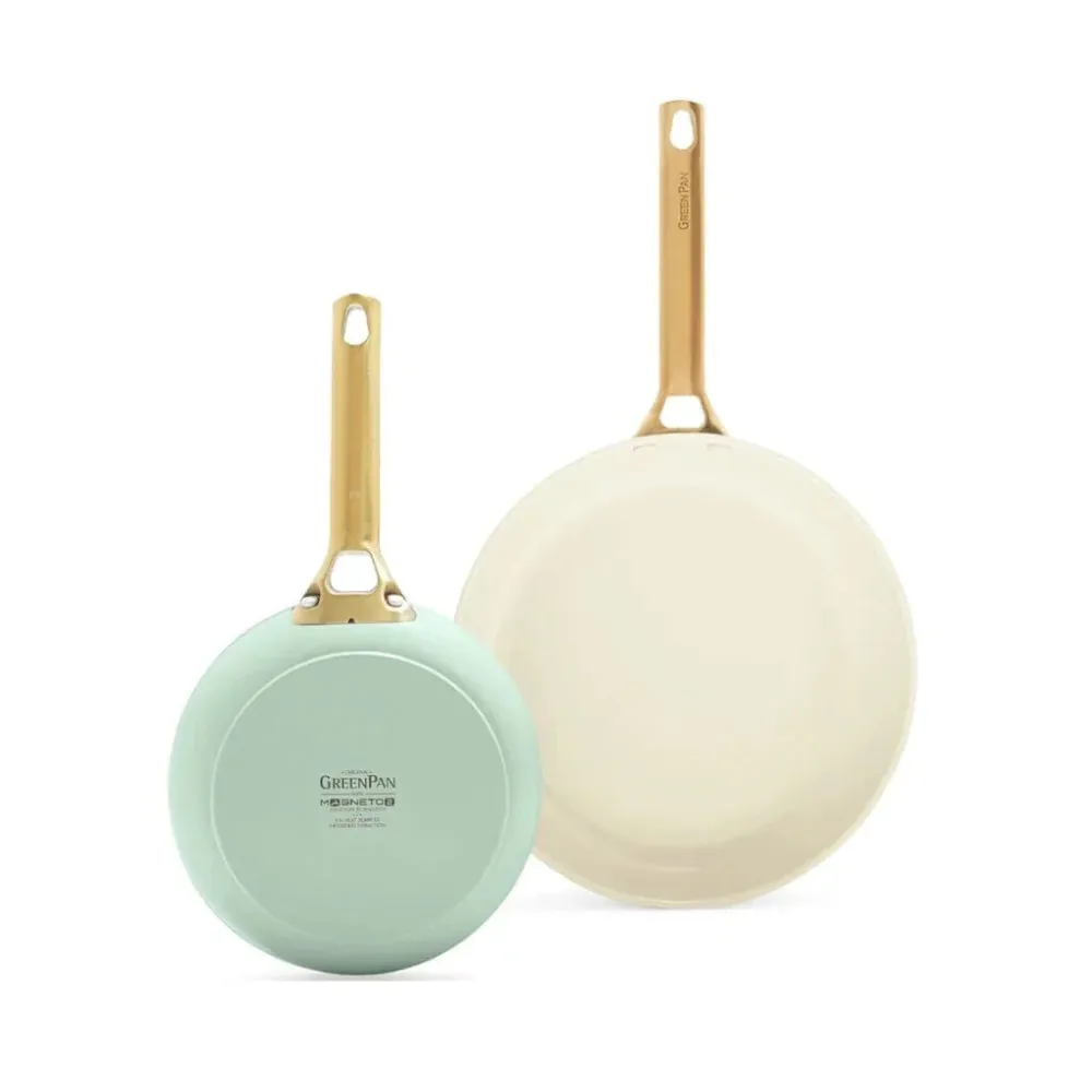 GreenPan - Padova Smokey Blue/Mint Green 4-delige Koekenpannenset 20/26/28 cm