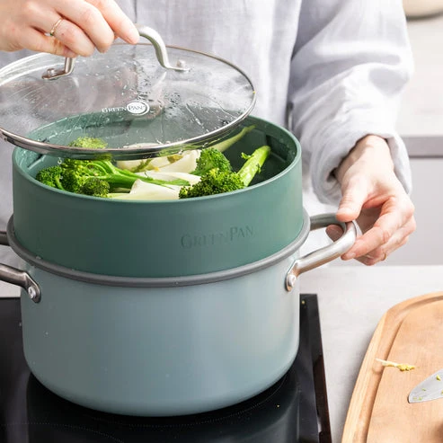 Greenpan - Steamy Stomer - Green - 24 cm