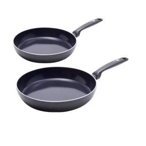 GreenPan Torino 2-delige Pannenset met keramische antikleeflaag 24/28cm
