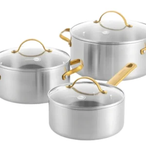 GreenPan Pannenset Padova Reserve 3-delig - Triply - Kookpan ø 20, 24 cm & Steelpan ø 18 cm
