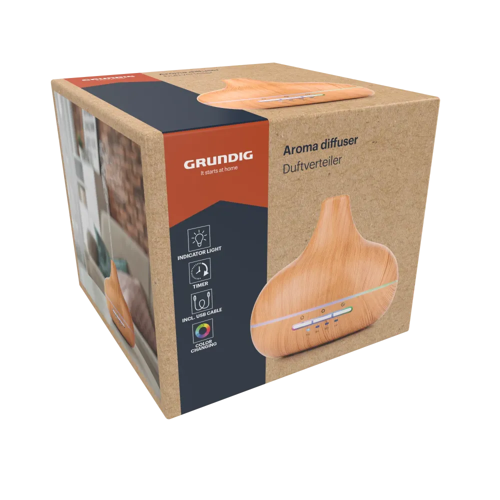 Aroma Diffuser Led Timer 16.8X14.5Cm Grundig