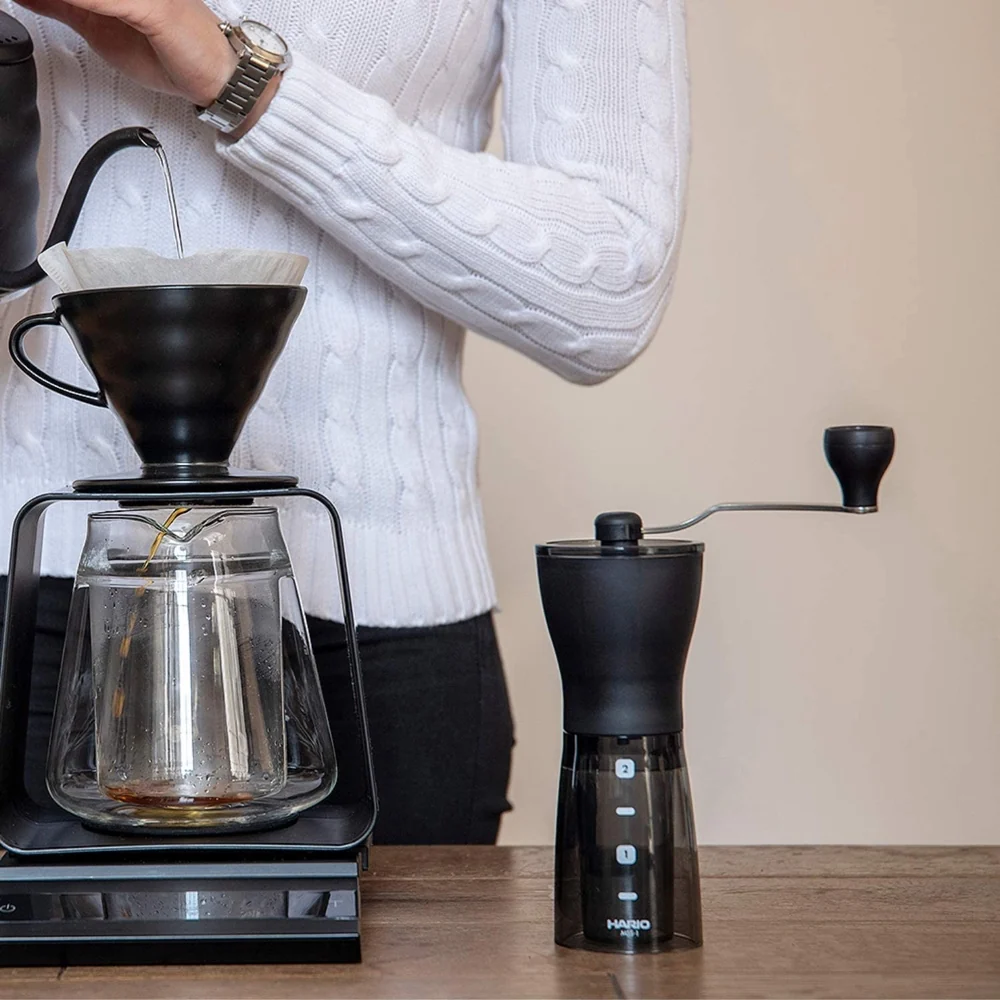 Hario Ceramic Coffee Mill Mini - Slim Plus - Handmolen