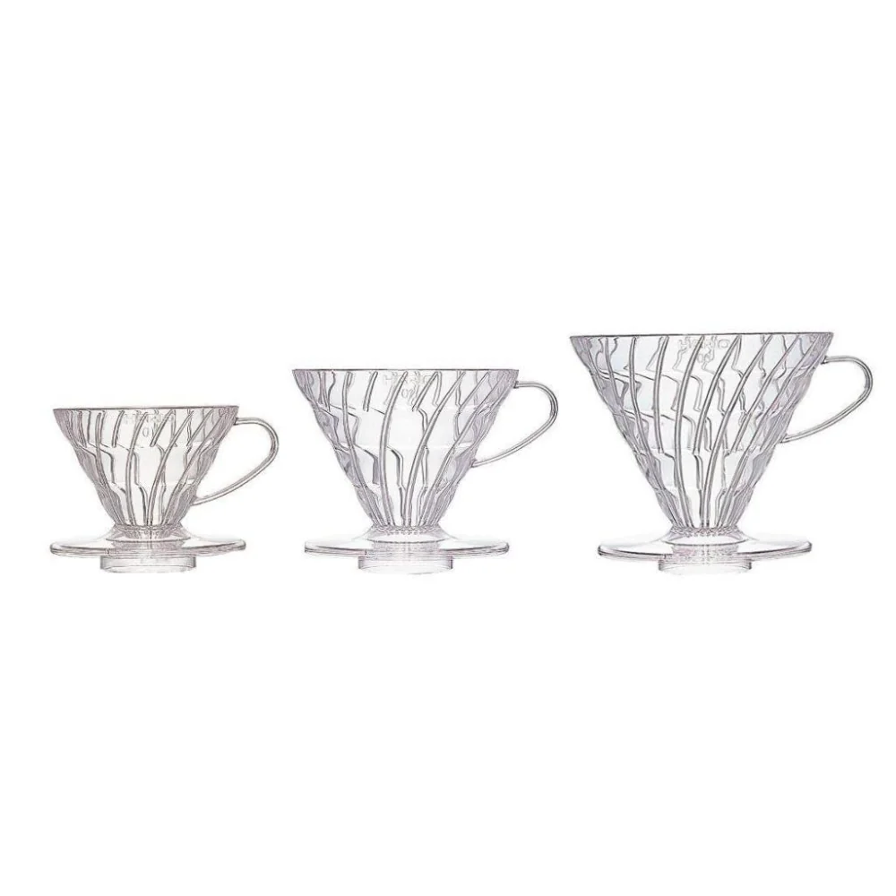 Hario V60 Dripper Kunststof Transparant - Filterhouder