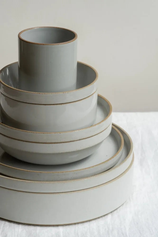 Hasami Bord Grijs Ø18.5 x H2.1 cm Hasami Porcelain