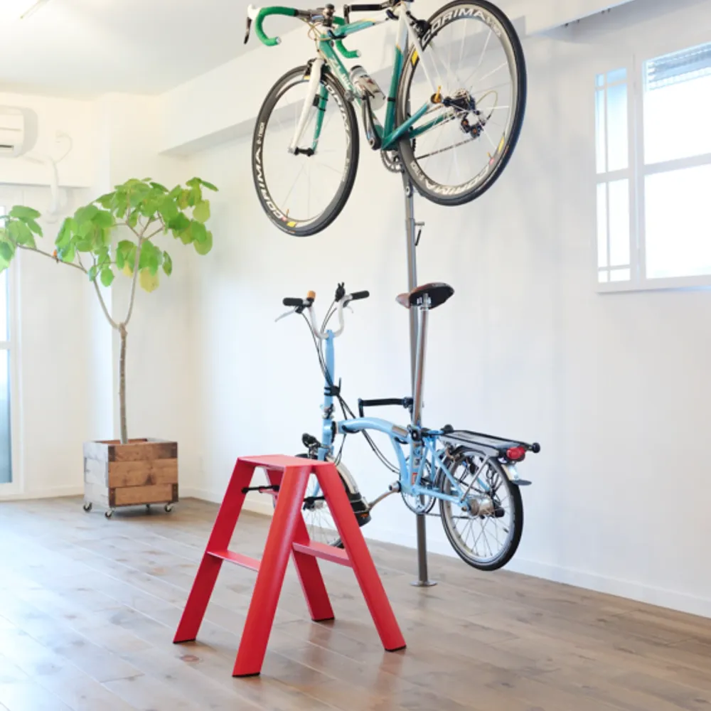 Hasegawa Lucano Ladder 2 Step Rood