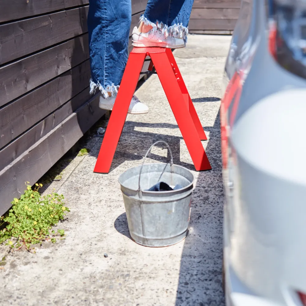 Hasegawa Lucano Ladder 2 Step Rood
