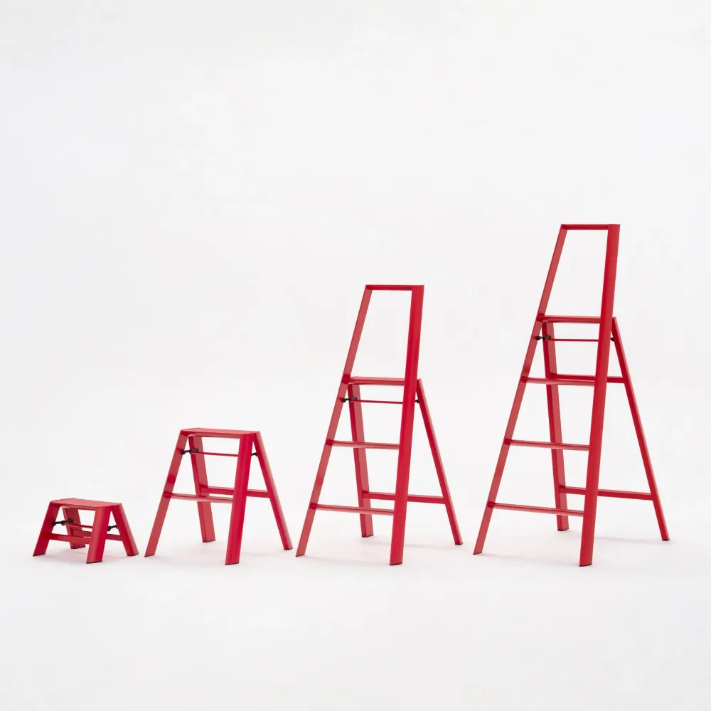 Hasegawa Lucano Ladder 4 Step Rood