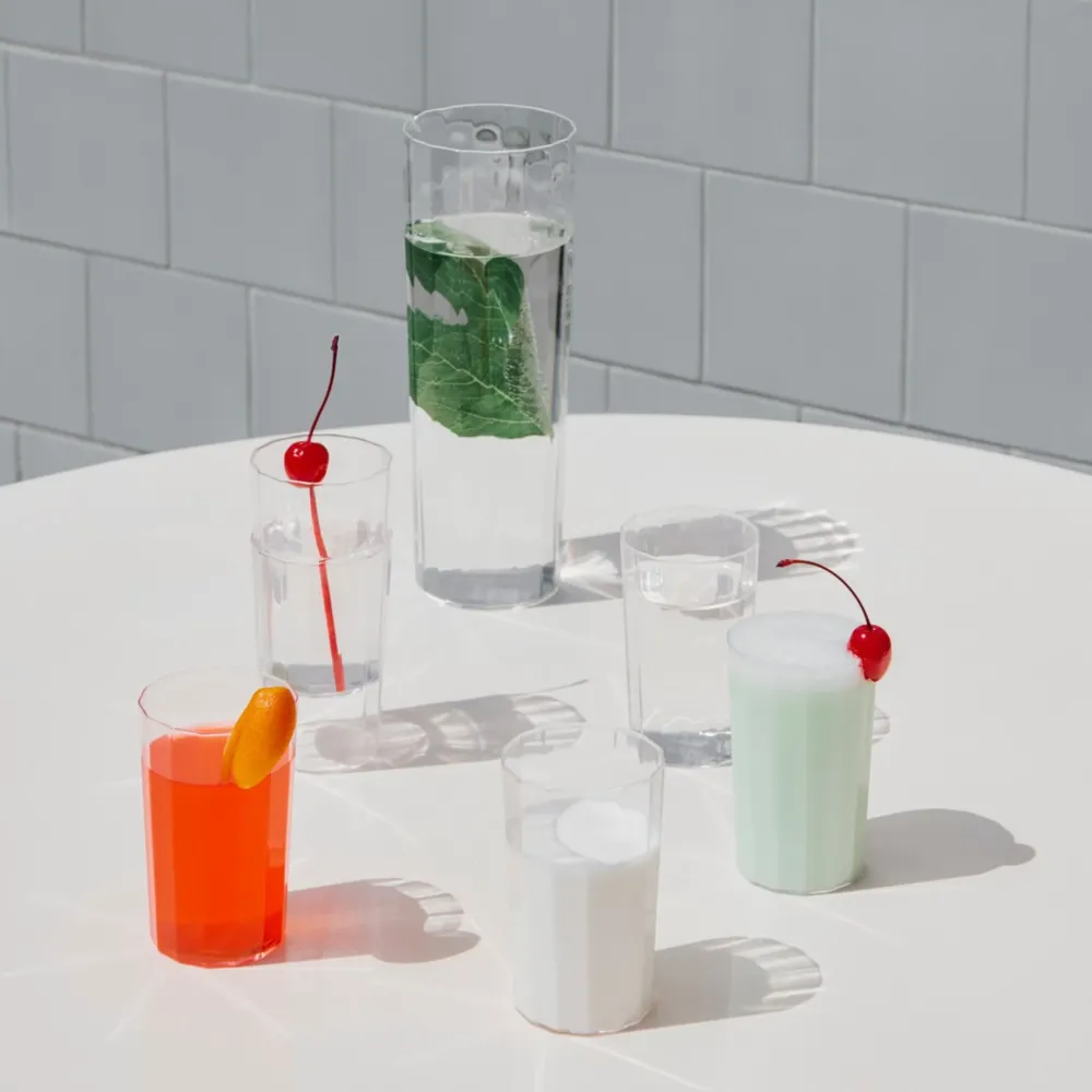 Hay Angle Longdrink Glazen 4 st.