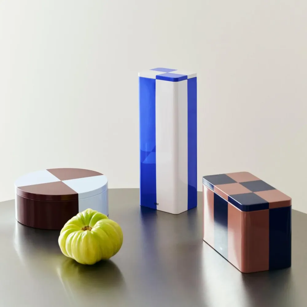 Hay Blikken Doos Blauw Off-White Slim