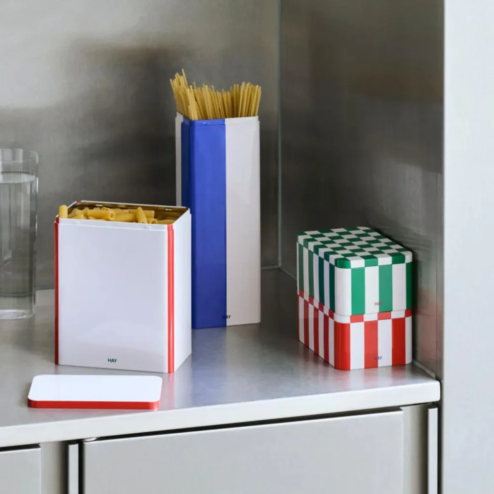 Hay Blikken Doos Blauw Off-White Slim