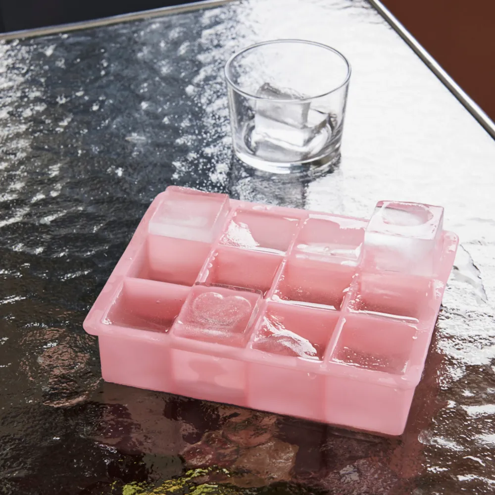 Hay ijsblokjesvorm Vierkant XL Roze
