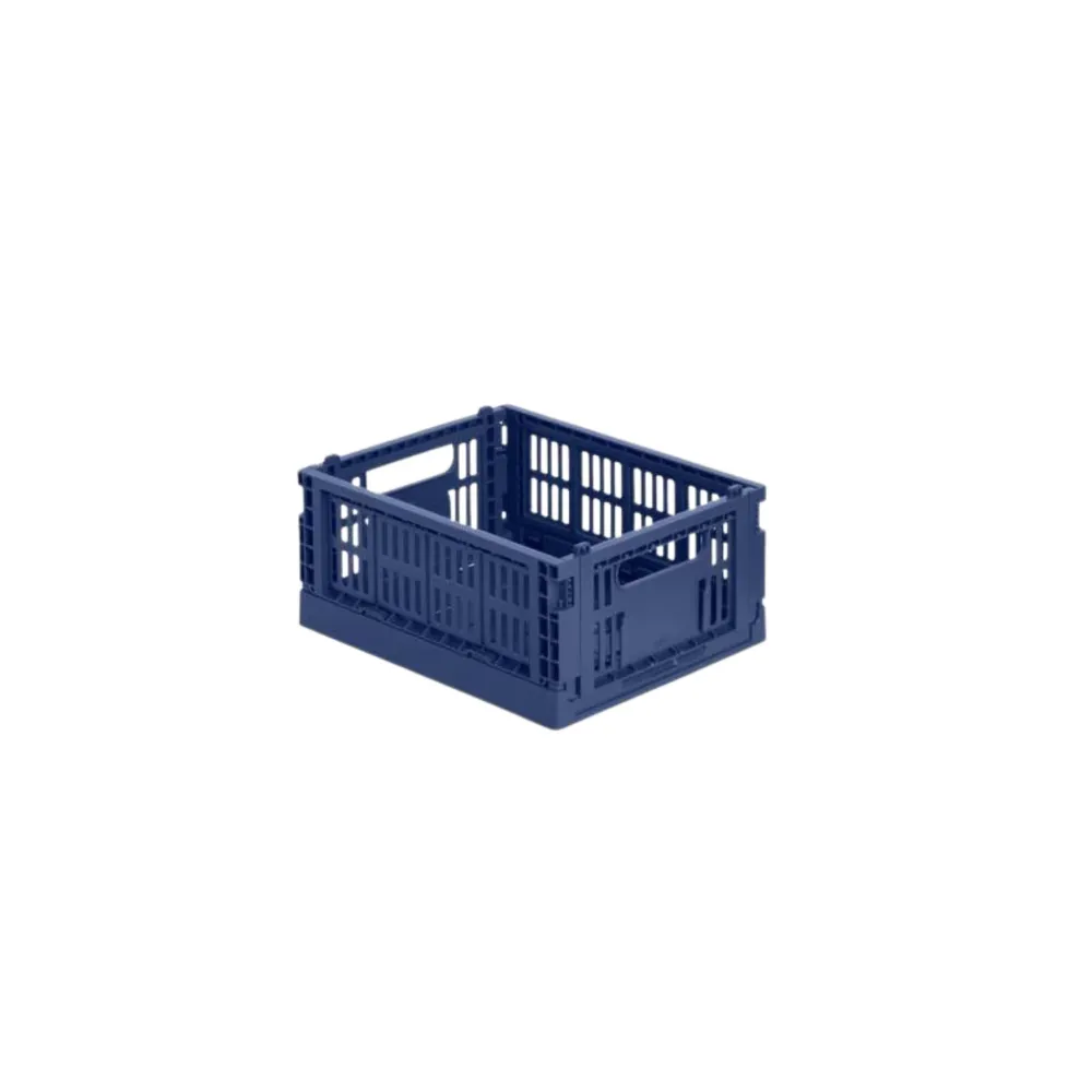 Hay Kleur Krat Mini Donkerblauw
