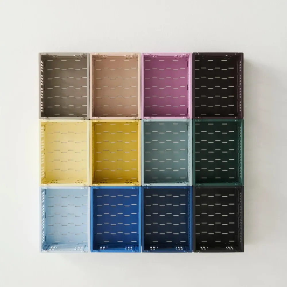 Hay Kleur Krat Mini Donkerblauw