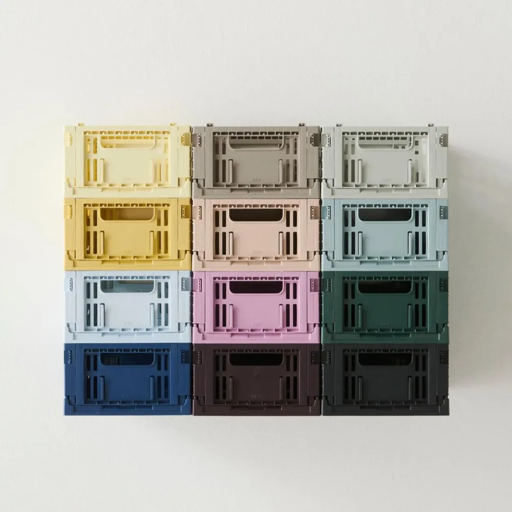 Hay Kleur Krat Mini Donkerblauw