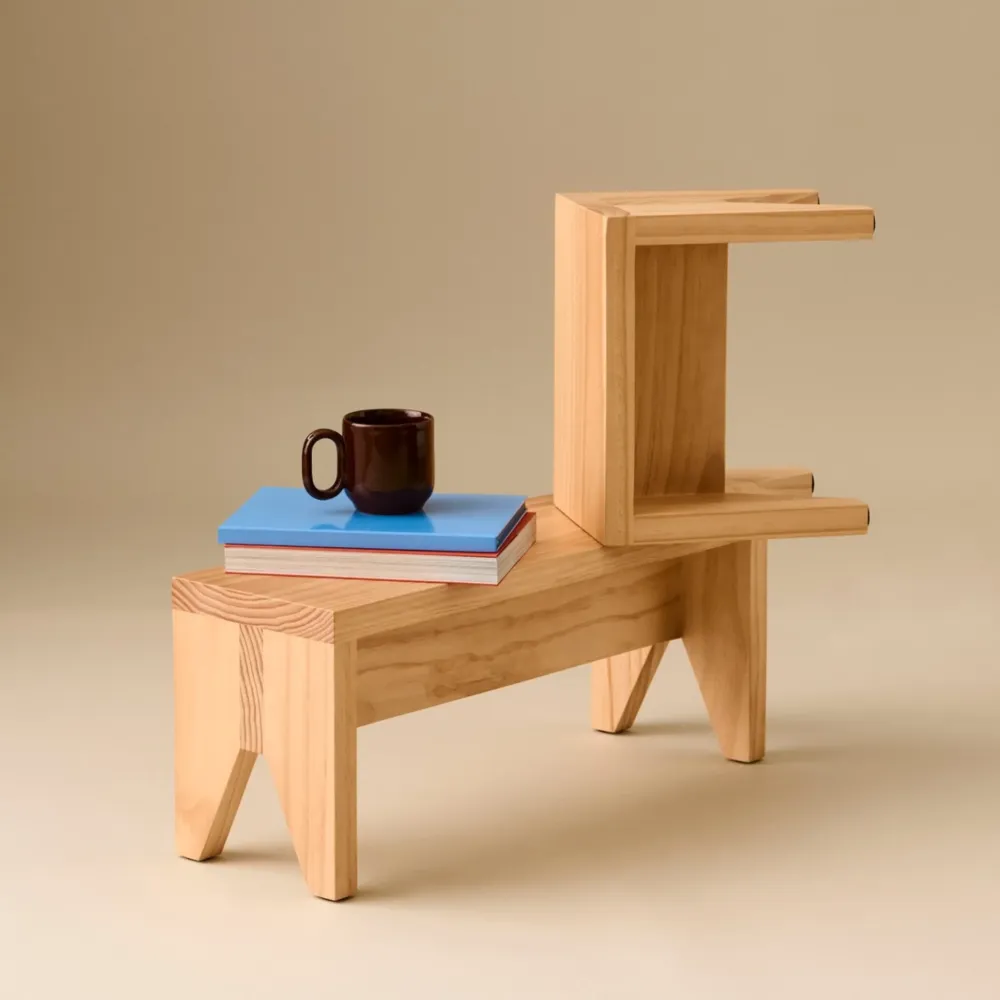 Hay Manolito Stool Bank Naturel Lang