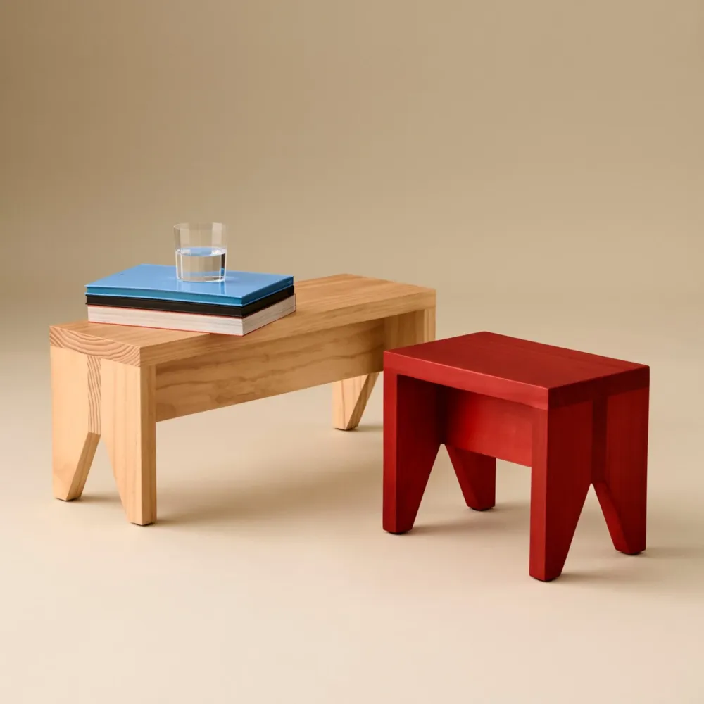 Hay Manolito Stool Bank Naturel Lang