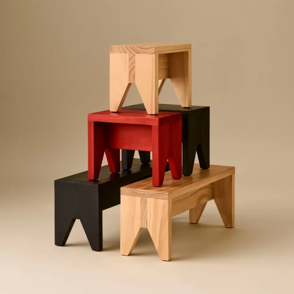 Hay Manolito Stool Bank Naturel Lang