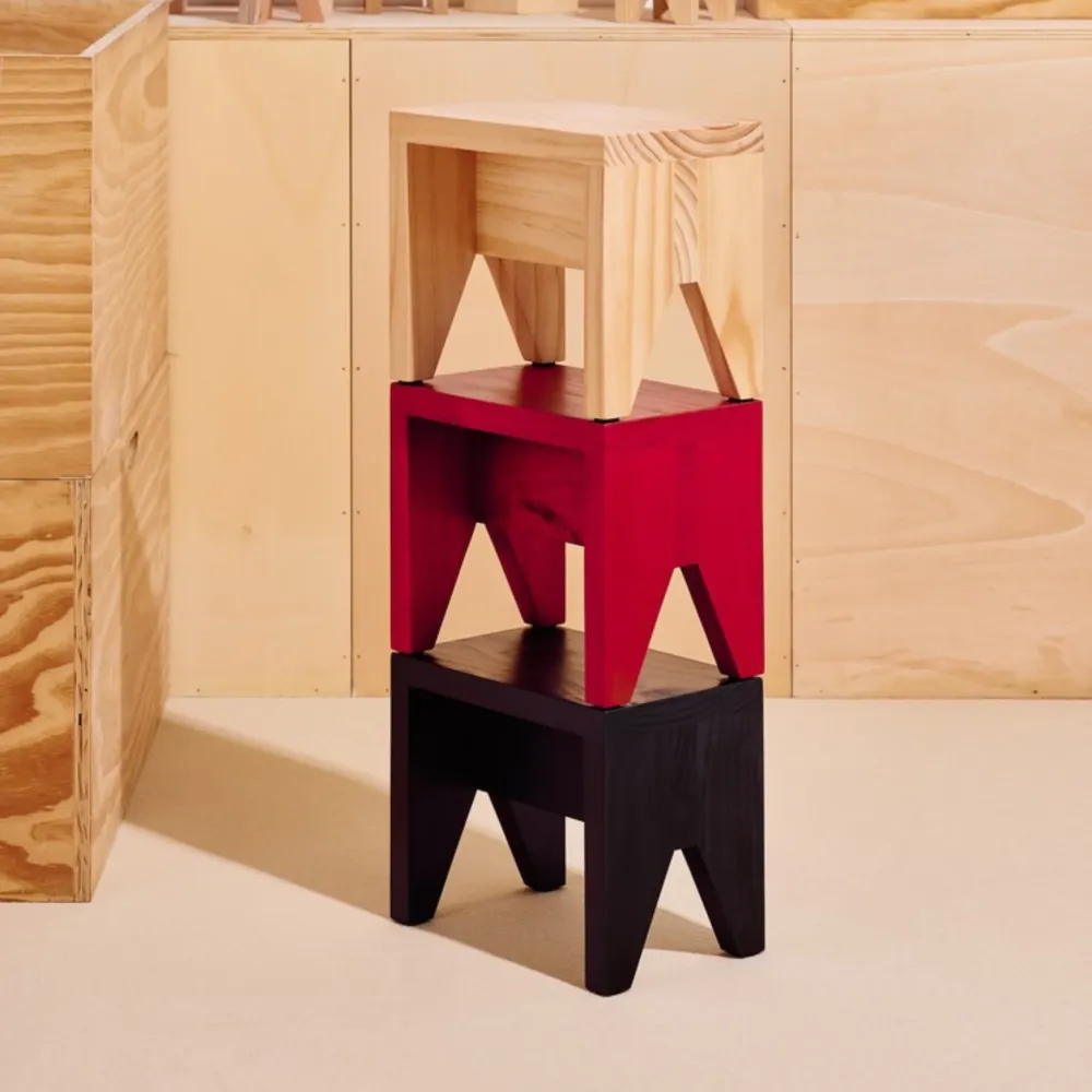 Hay Manolito Stool Kruk Zwart Kort