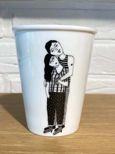 Helen B Beker porselein -40% Koppel