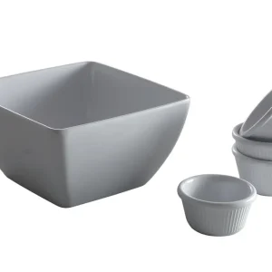 Bakje vierkant melamine190x190x100 mm 1/box Hendi
