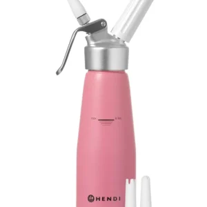 Hendi Slagroomspuit Pastel Roze - 500 ml