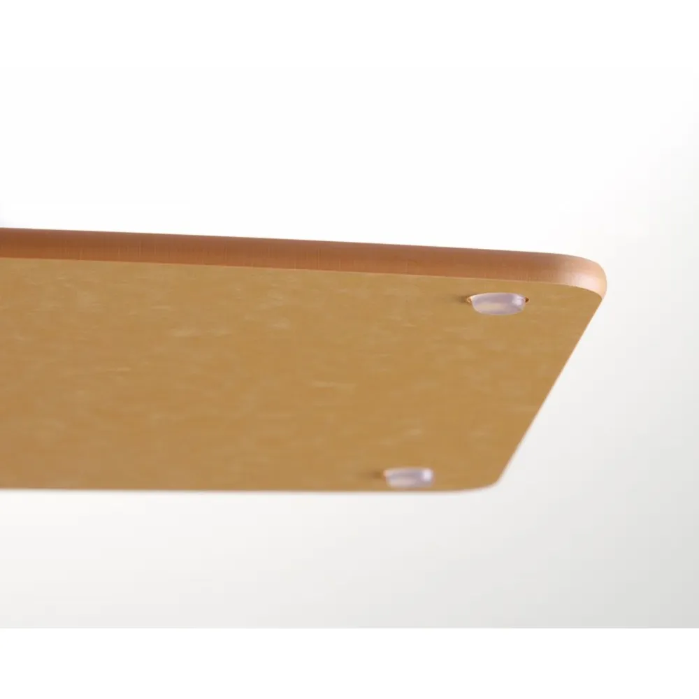 Hendi Snijplank antislip - vaatwasserbestendig - bruin houtvezel - 37 x 27.5 cm