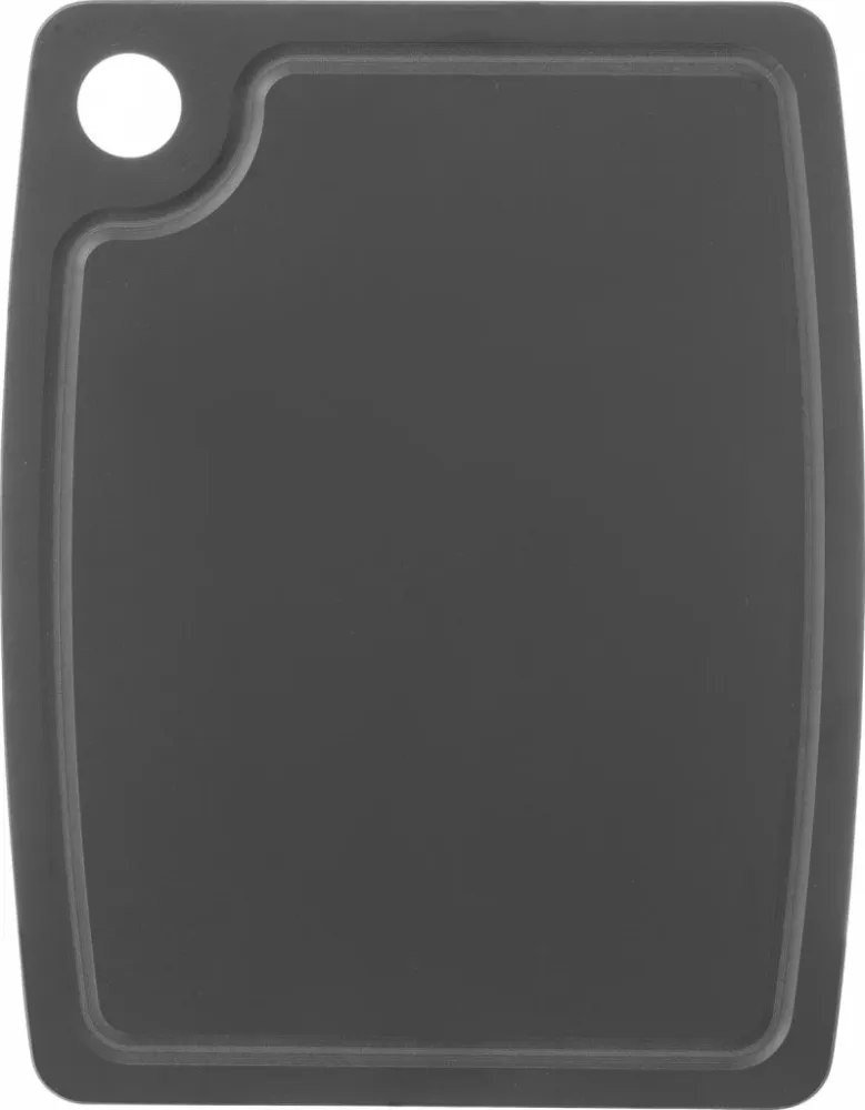 Hendi Snijplank antislip - vaatwasserbestendig - zwart houtvezel - 30 x 23.5 cm