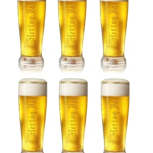 Hertog Jan Bierglazen / Fluitje - 200 ml - 6 stuks