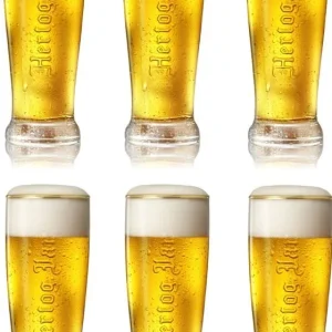 Hertog Jan Bierglazen / Fluitje - 350 ml - 6 stuks