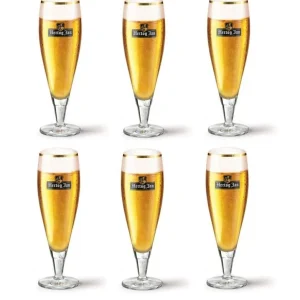 Hertog Jan Bierglazen op Voet - 250 ml - 6 stuks