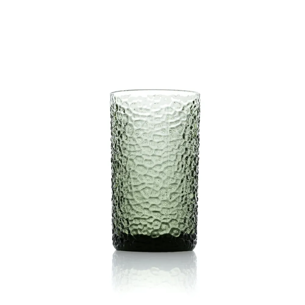 Het Green Pebble Highball Glas - Groen