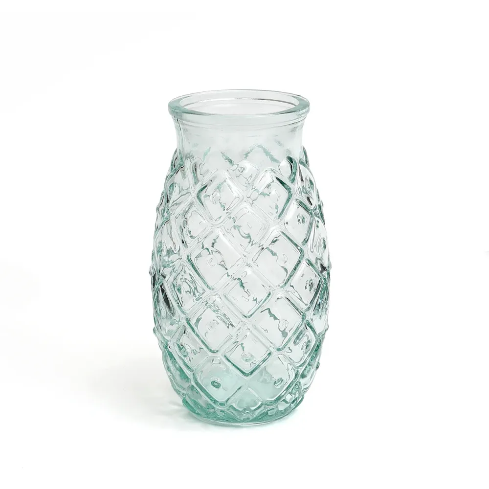 Het Pineapple Glas - Blauw - L