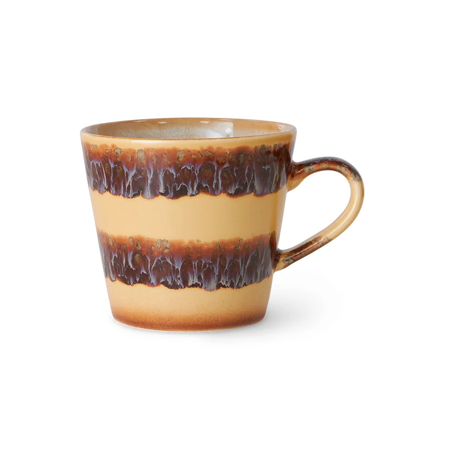 70s Ceramics: Cappuccino Mok Cliffs HK Living