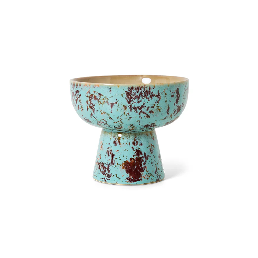 70s Ceramics: tapas Kom op Voet Patinas S HK Living